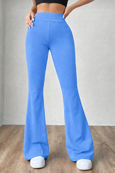 MAROVOAY Spanish Style High-Waisted Leggings Pants