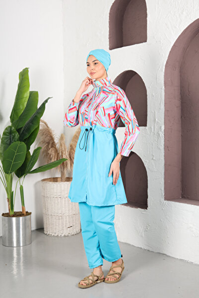 yessir Hijab Swimsuit Set 3-Piece Set