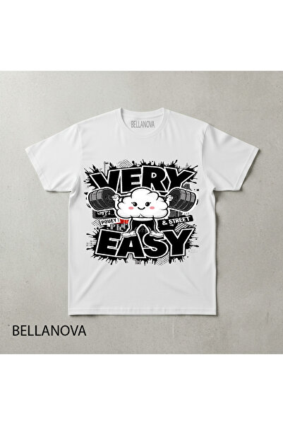 bellanova Premium White Basic Sports Tshirt