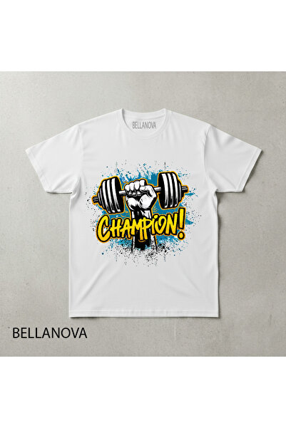 bellanova تيشيرت رياضي أساسي أبيض فاخر