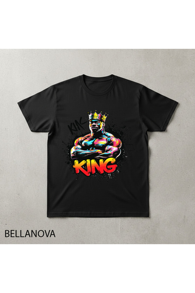 valeriae Premium Μαύρο Βασικό Αθλητικό T-shirt