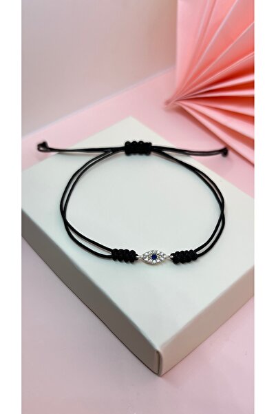 Fionte Accessories 925 Ayar Gümüş, Zirkon Taş, İthal Paraşüt İp, Tasarım, İpl...