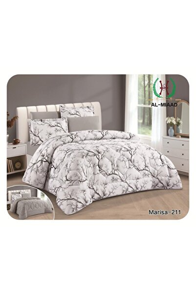 Graciana Single and a half bed sheet set, patterned, double-sided, microfiber...