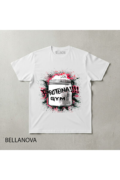 bellanova Premium ΛΕΥΚΟ Βασικό Αθλητικό Μπλουζάκι