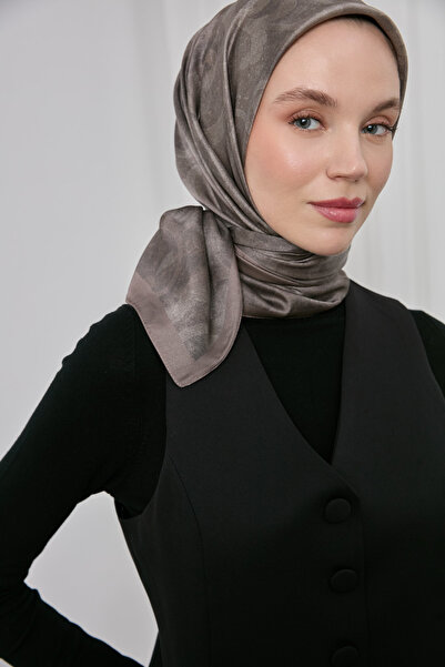 Silk Home Eșarfă strălucitoare din amestec de poliester, cu model etnic de nu...