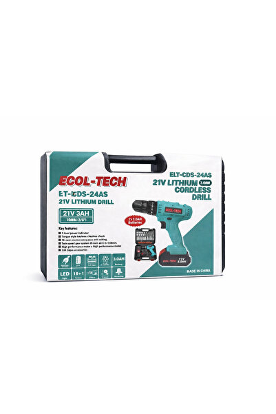 ECOL TECH Şarjlı matkap seti 32 parça matkap lokma ucu
