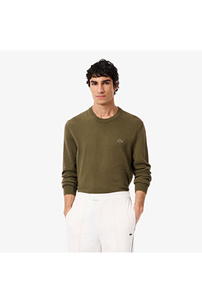 Lacoste Monochrome Crew Neck Cotton Sweater - AH1985-00-E9F