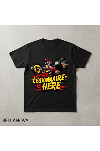 bellanova تيشيرت رياضي أساسي أسود فاخر