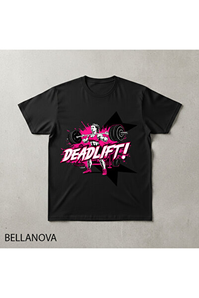 valeriae Premium Μαύρο Βασικό Αθλητικό T-shirt