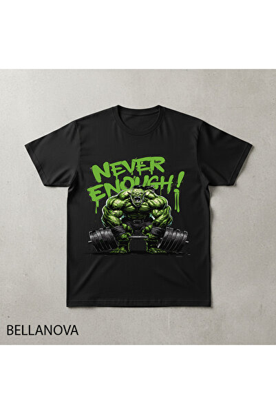 bellanova Premium Μαύρο Βασικό Αθλητικό T-shirt