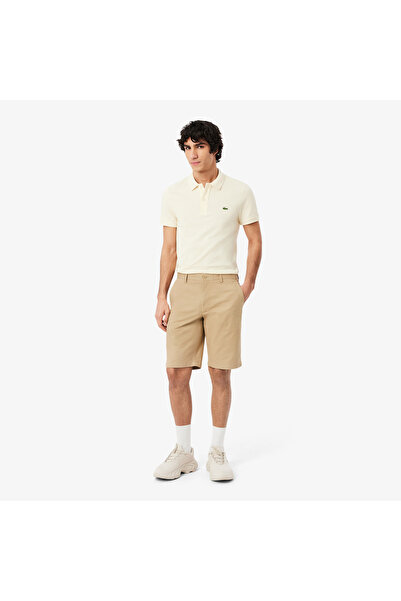 Lacoste شورت تشينو من قماش التويل المطاطي - FH2349-00-02S