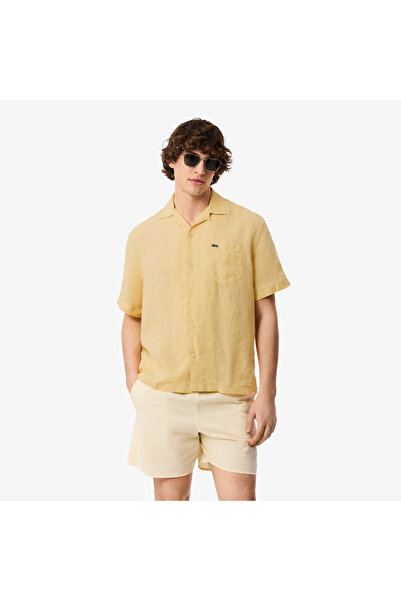 Lacoste Relaxed Fit Linen Shirt - CH2339-00-ZCM