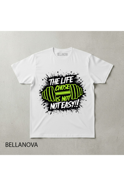 bellanova Premium White Basic Sports Tshirt