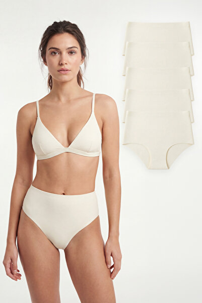 Stoykis Women's High Waist Seamless Panties 5-Pack - Premium Non-Marking Spec...