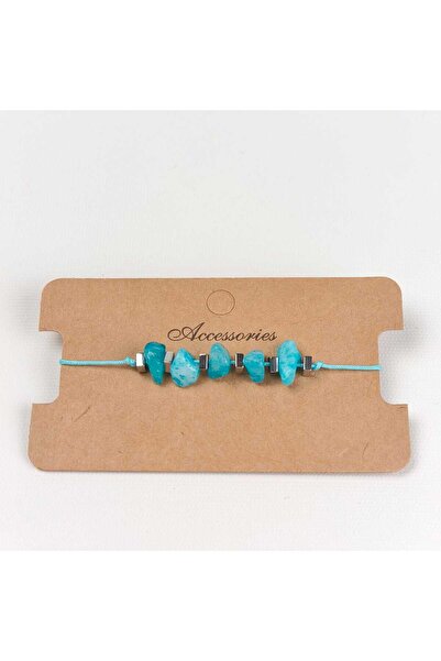 JİMNY JEWELRY Nodi Natural Stone & Hematite Macrame Bracelet