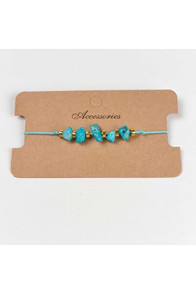 JİMNY JEWELRY Nodi Natural Stone & Hematite Macrame Bracelet