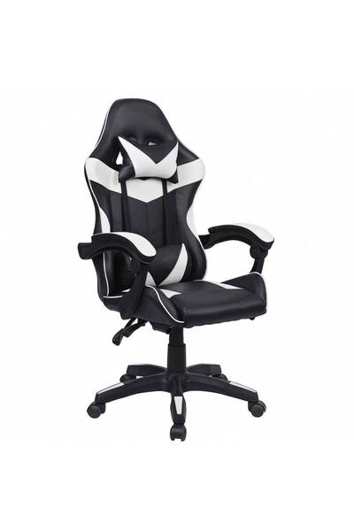 ALBADER Ergonomic Gaming Chair Adjustable Leather Swivel Seat with Lumbar Sup...