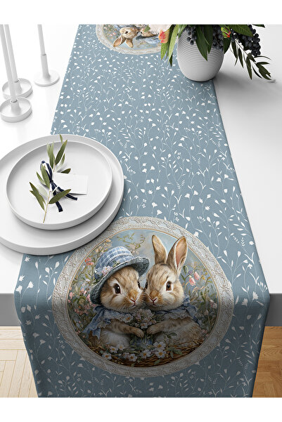 Bertille Home Seria de primăvară 140x40 cm Runner imprimat digital (Paște de ...