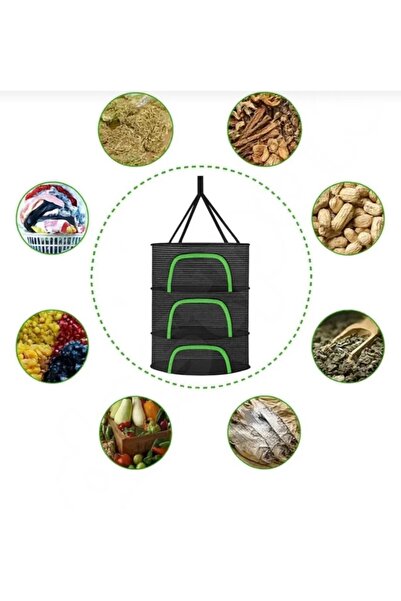 Mitahome SEBZE MEYVE KURUTMALIK FİLE 3 KATLI