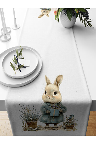 Bertille Home Seria de primăvară 140x40 cm Runner imprimat digital (Paște de ...