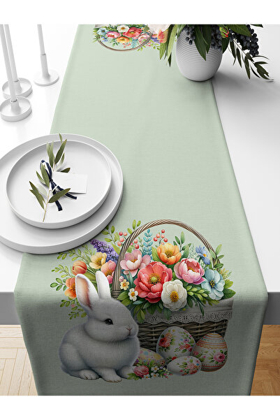 Bertille Home Spring Series 140X40 cm Digital Printed Runner (Spring Easter E...