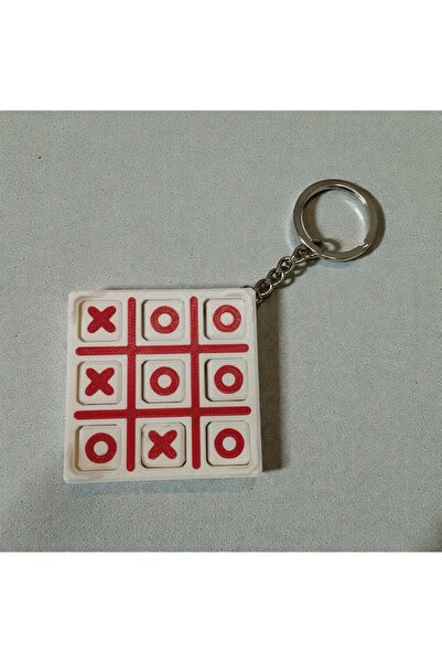 3D Layshop Movable Xox Game Keychain - Stress-Relieving Fun Tic Tac Toe Brain...