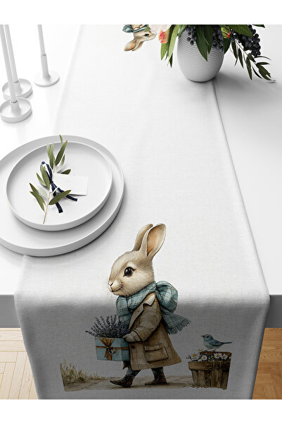 Bertille Home Seria de primăvară 140x40 cm Runner imprimat digital (Paște de ...