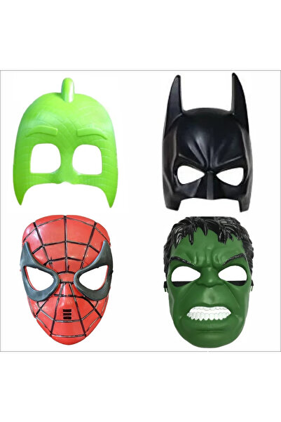 ZENVİVA Hulk Maskesi, Batman Maskesi, Örümcek Adam Maskesi, Pijamaskeliler Ke...