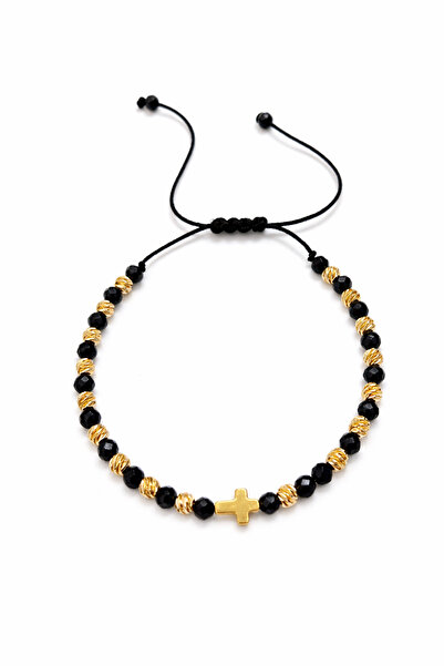 Handmade Hematite bracelet with adjustable cord