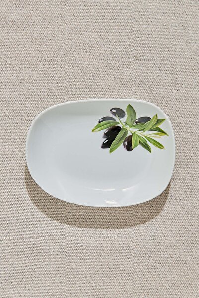 Paşabahçe Adatepe Porselen Servis Tabağı LBeyaz