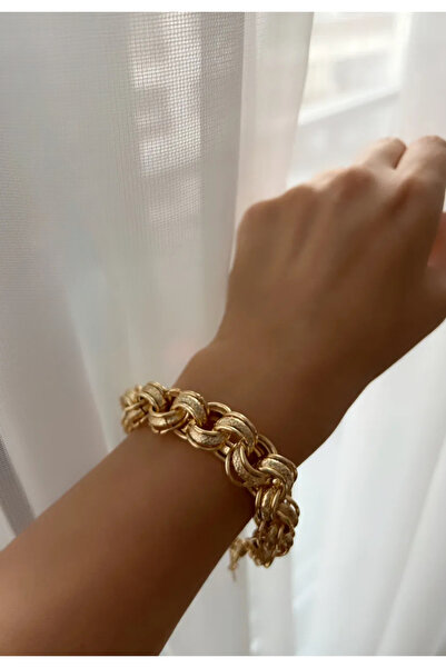 GLOW ACCESSORIES BAE سوار من الفولاذ المقاوم للصدأ بحلقة ملتوية سميكة