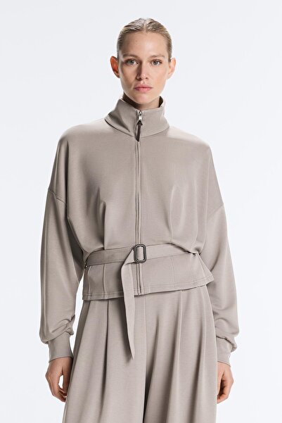 Oysho Modal yumuşak dokunuşlu korse kemerli ceket