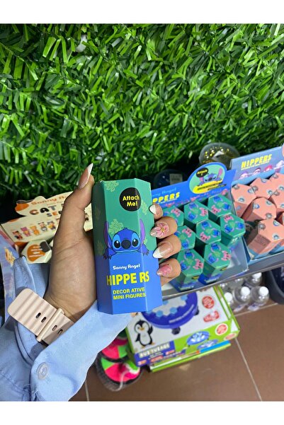 Mevsimsiz Çiçek stich figürlü yapışkanlı bebel