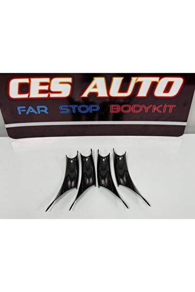 CESAUTO BMW 3 SERİSİ F30 F32 F33 F34 F36 KARBON KAPI KOL KAPLAMA SETİ 4 ADET ...