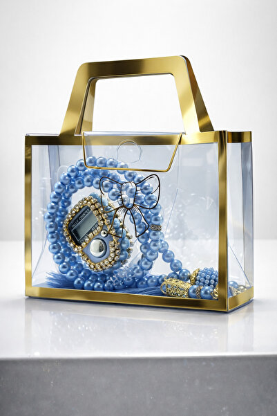 Deniz Elmasları Pearl Prayer Beads in a Transparent Bag, Stoned Zikirmatik – ...