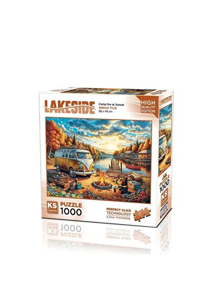 Genel Markalar 20810 PUZZLE 1000 VOS VOS CAMP FİRE ST SUNSET