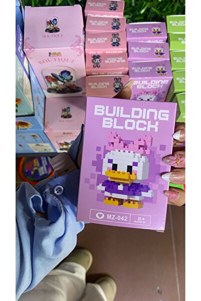Mevsimsiz Çiçek Daiys duck kadın figür lego yapımı