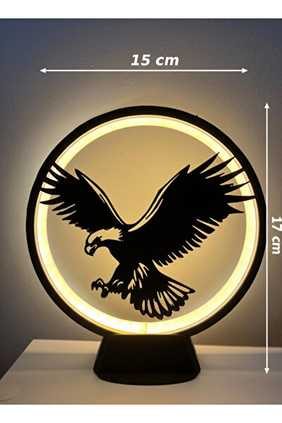 ThreeDi Beşiktaşlı Kartal Başucu Lamba