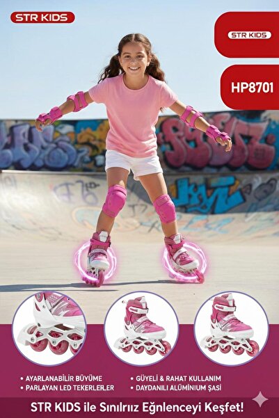 E-LİFE HOME 4 Kademeli Ayarlanabilir Alüminyum Şase Güvenli Parlayan LED Teke...