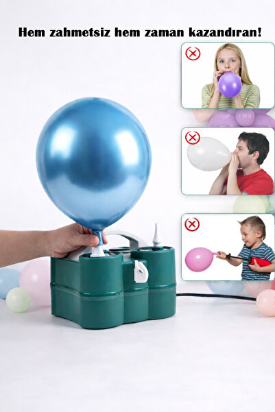 Parti dolabı Çok Amaçlı Elektrikli Balon Şişirme Makinası, Sosis Balon Makinası, Şişme Havuz, Yatak Pompası, Şişirme İndirme Makinası