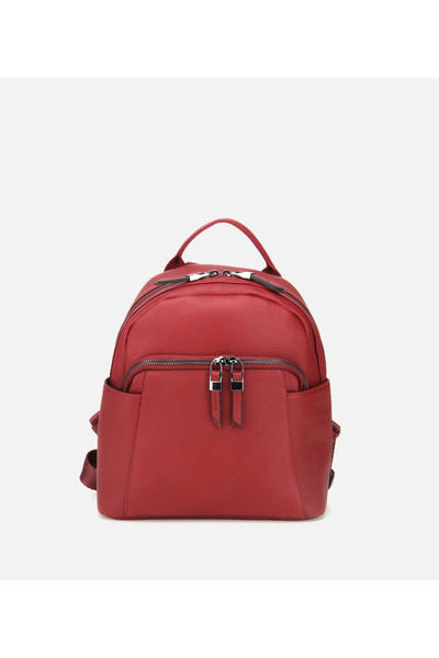 Hotiç Kadın Deri Bordo Sırt Çantası