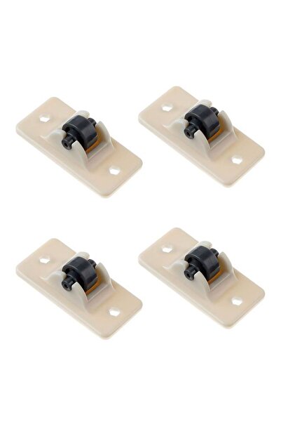 OEM White Adhesive Swivel Wheels 4.7 x 2.4 cm - 4 pcs