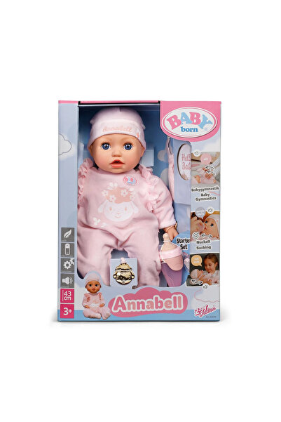 Fillikutum Sesli ve Hareketli Annabell Bebeği 43 Cm Baby Born