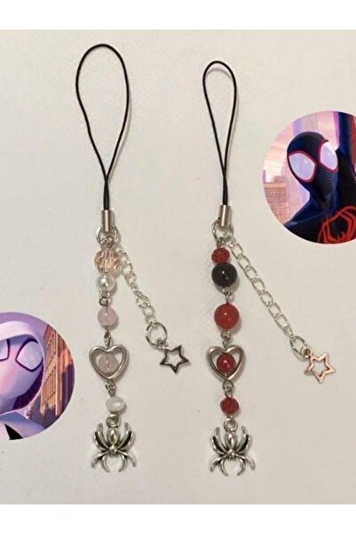 sleyshop Star Spider Couple Dating Fairycore Bag Ornament Bag Charm Phone Lan...