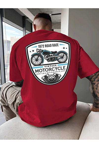 Rayan & Hoor Style Arka Printed Oversize Cotton Crew Neck T-Shirt