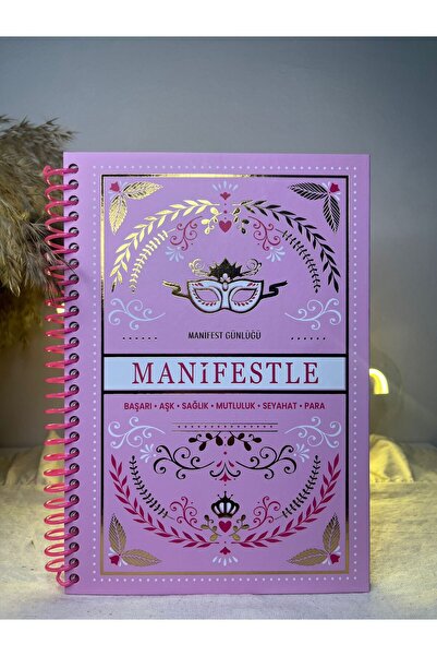 TELEFONAKSESUARI Manifestle Manifest Günlüğü Pembe Ajanda