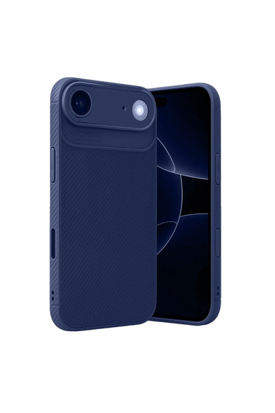 xirshop غطاء آيفون 17 إير أوتو فوكس كربون - أزرق داكن