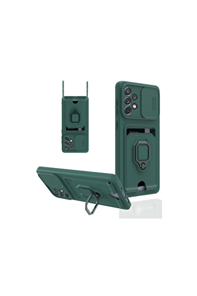 cepmoda Samsung Galaxy "A53 (5g)" Case with Ring and Ip Strap, Card Holder Ca...