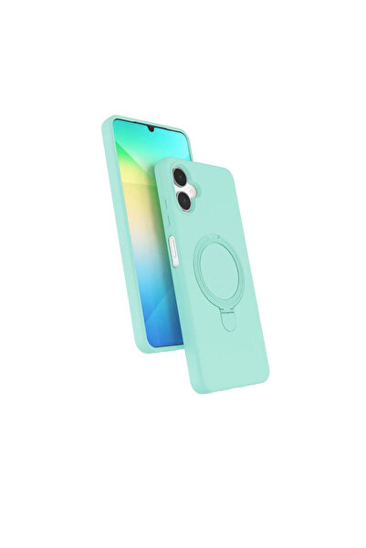 xirshop غطاء حماية سامسونج جالاكسي A06 ريجال مع حامل ماج سيف - أخضر مائي