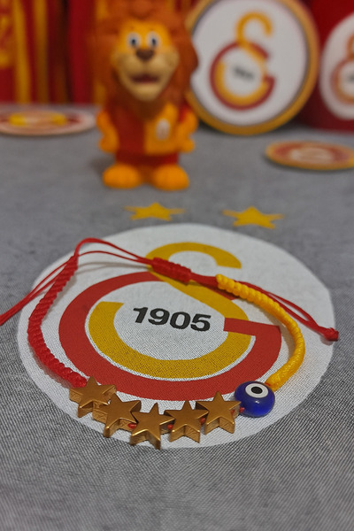 puffydik Gs 5-Star Evil Eye Detailed Fan Bracelet - Handmade and Adjustable